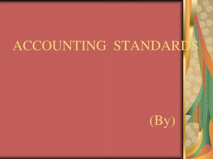 accounting standards by