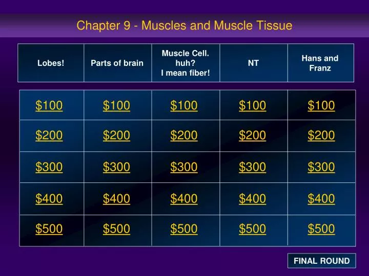 chapter 9 muscles and muscle tissue