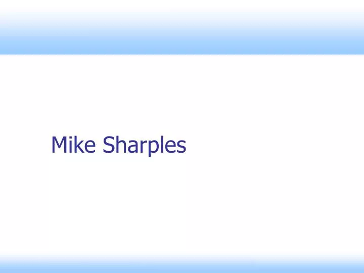 mike sharples