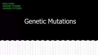 genetic mutations