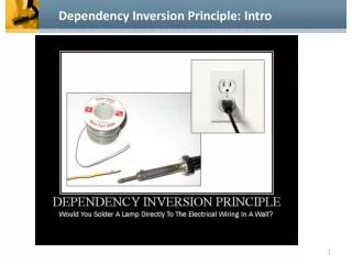 Dependency Inversion Principle: Intro