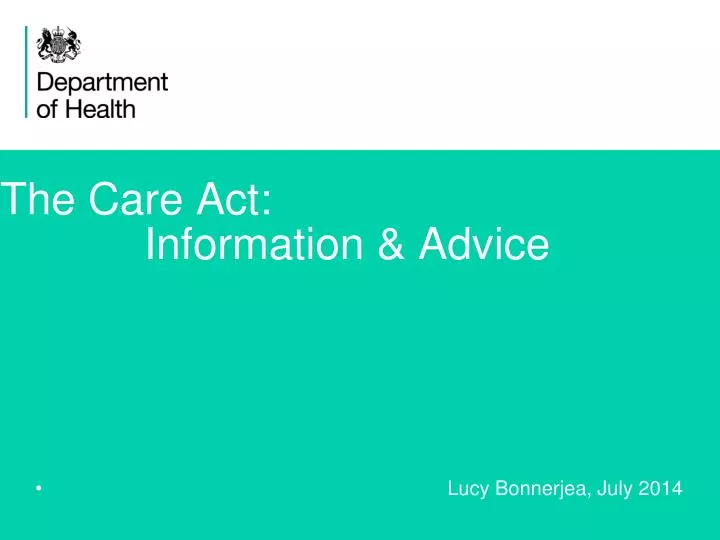 the care act information advice
