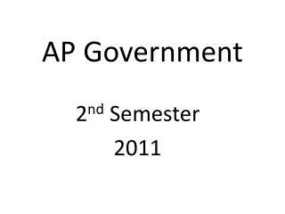 AP Government
