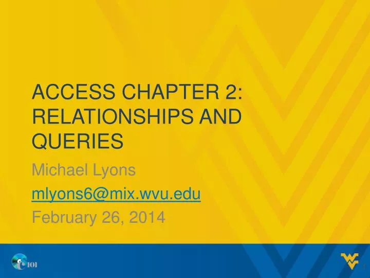 access chapter 2 relationships and queries