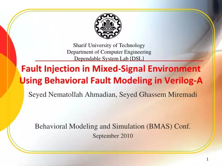 fault injection in mixed signal environment using behavioral fault modeling in verilog a