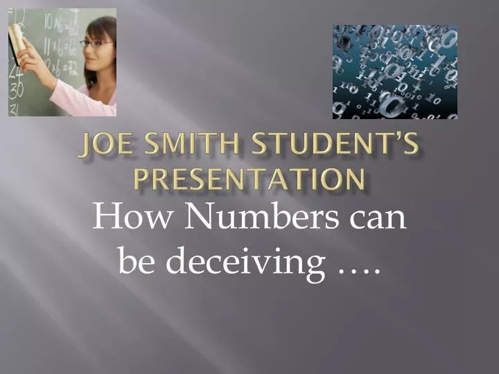 joe smith student s presentation