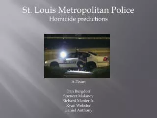 St. Louis Metropolitan Police Homicide predictions