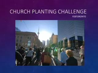 Church Planting Challenge