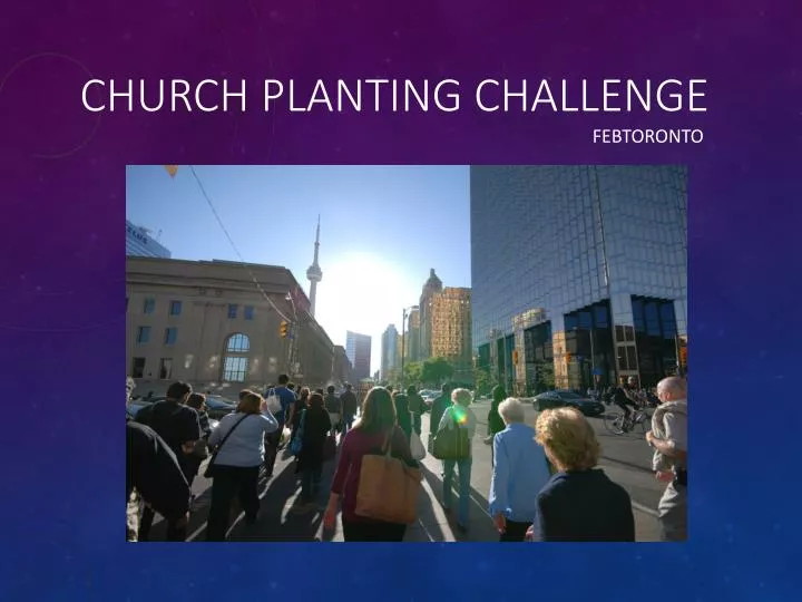 church planting challenge