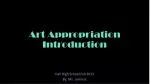 Art Appropriation Introduction - slide 1