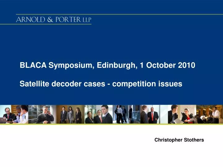 blaca symposium edinburgh 1 october 2010 satellite decoder cases competition issues