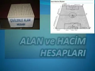 alan ve hac m hesaplari