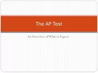 The AP Test