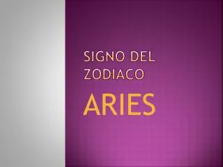 signo del zodiaco