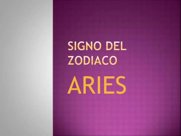 signo del zodiaco