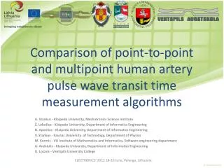 A. Stankus - Klaipeda University, Mechatronics Science Institute