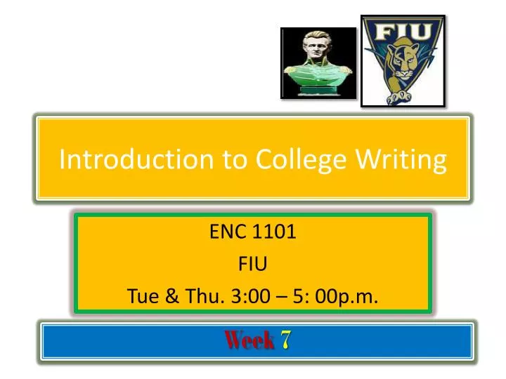 introduction to college writing