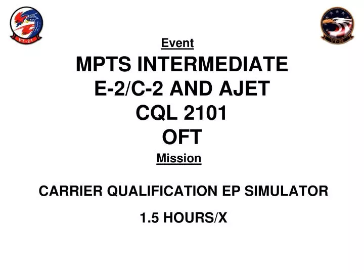 mpts intermediate e 2 c 2 and ajet cql 2101 oft