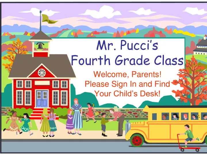 mr pucci s fourth grade class