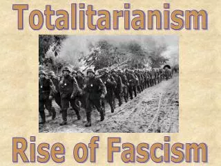 Rise of Fascism
