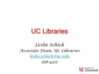 UC Libraries