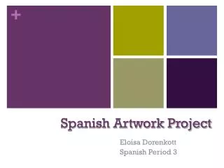Spanish Artwork Project