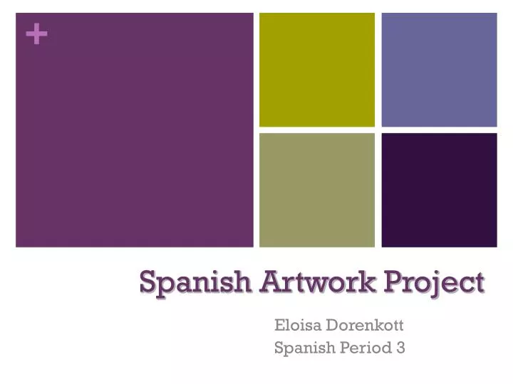 spanish artwork project