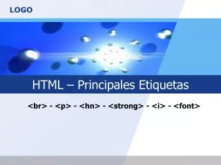 html principales etiquetas