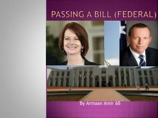 Passing a Bill (Federal)