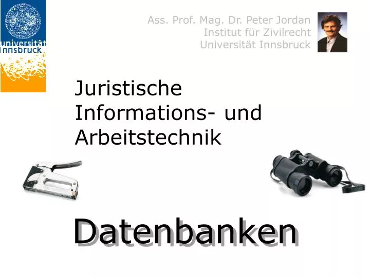 juristische informations und arbeitstechnik