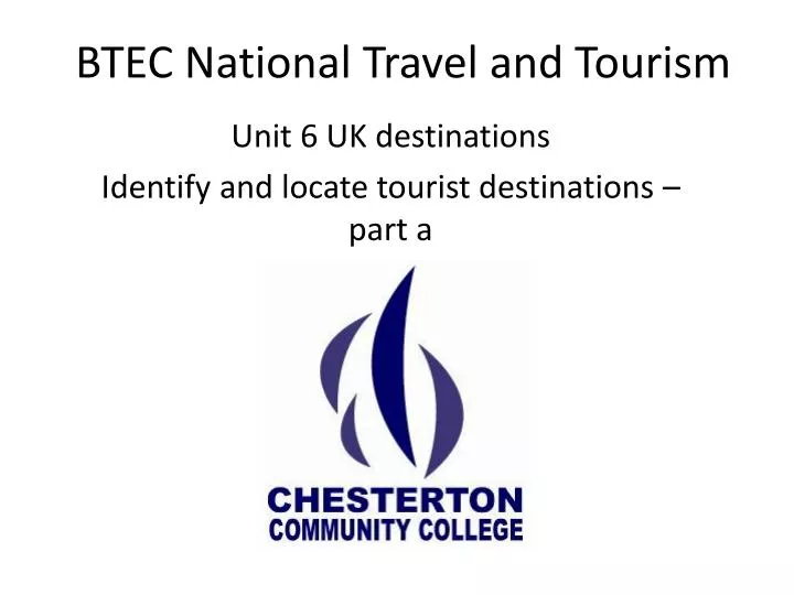 btec national travel and tourism
