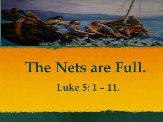 The Nets are Full.