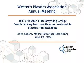 Western Plastics Association Annual Meeting