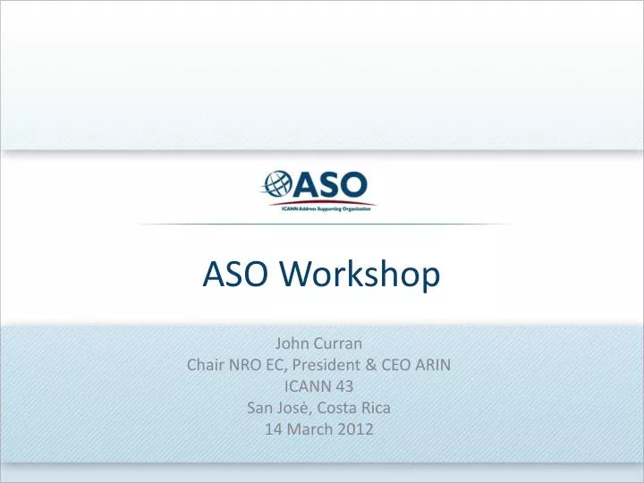 aso workshop