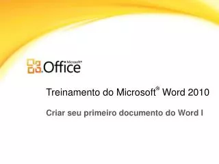 treinamento do microsoft word 2010