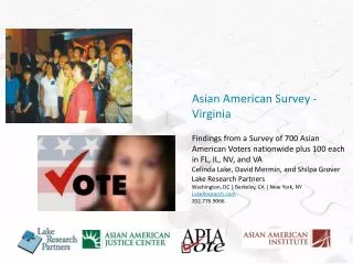 Asian American Survey - Virginia