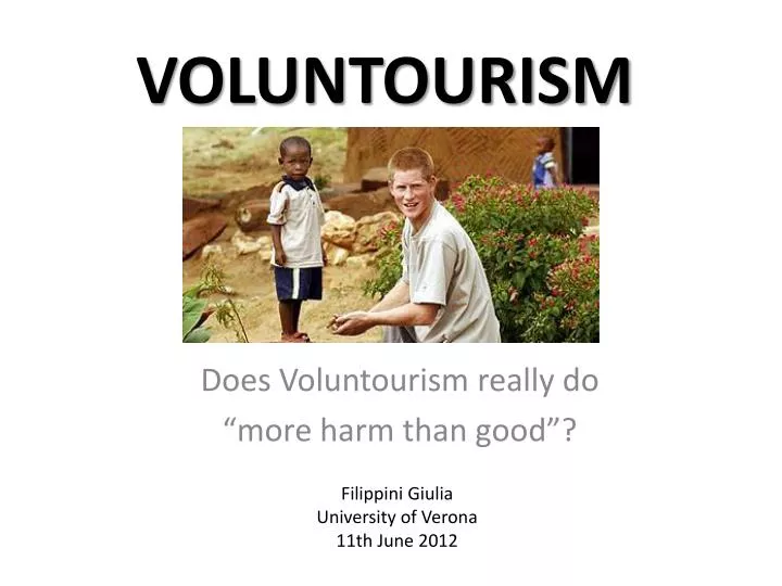 voluntourism