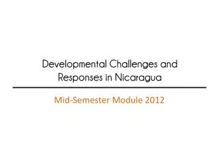 Mid-Semester Module 2012