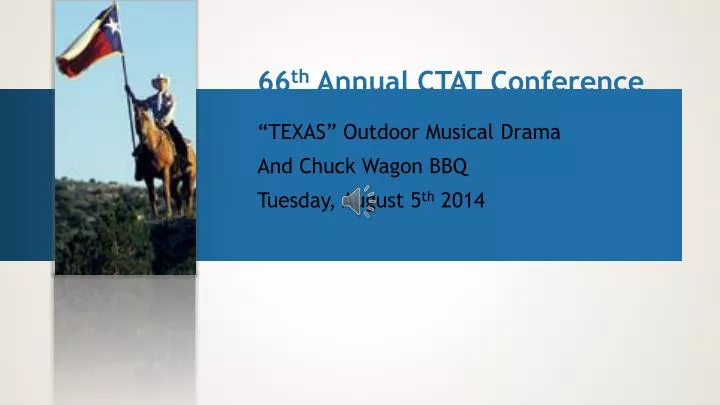 66 th annual ctat conference