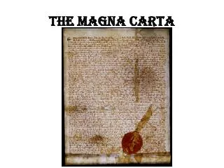 The Magna Carta