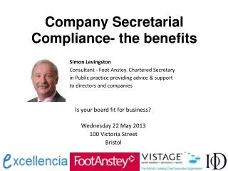 Company Secretarial Compliance- the benefits