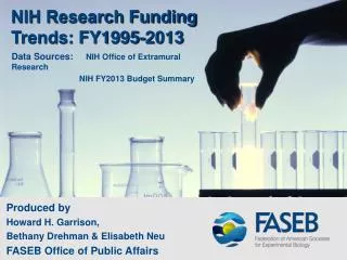 NIH Research Funding Trends: FY1995-2013