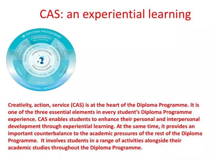 cas an experiential learning