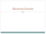 Electrical Circuits - slide 1