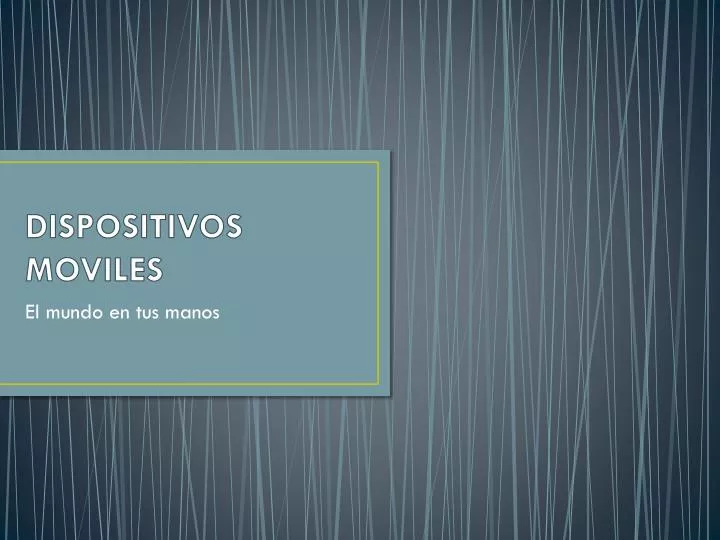 dispositivos moviles