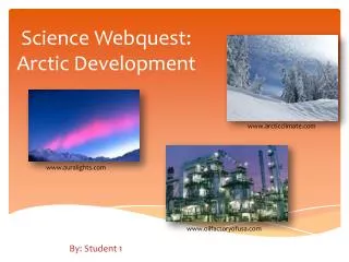 Science Webquest: Arctic Development