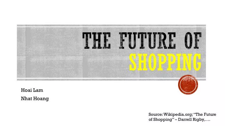 the future of shopping