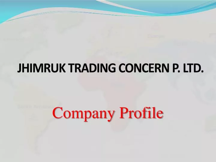 jhimruk trading concern p ltd