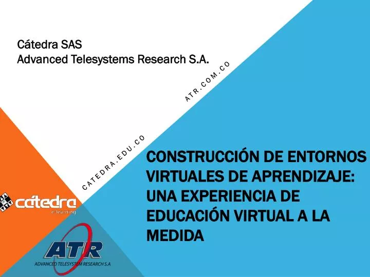 c onstrucci n de entornos virtuales de aprendizaje una experiencia de educaci n virtual a la medida
