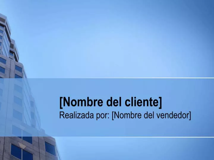 nombre del cliente